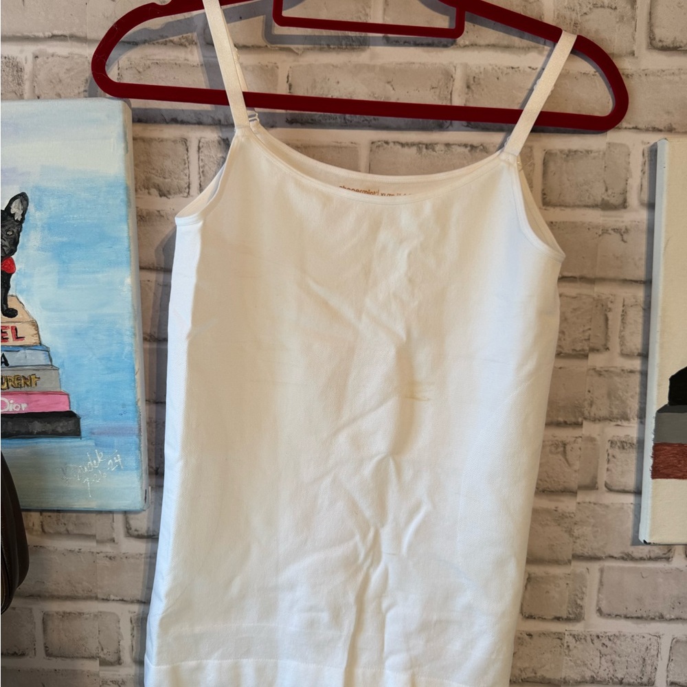 Shapermint White Seamless  Tank Top